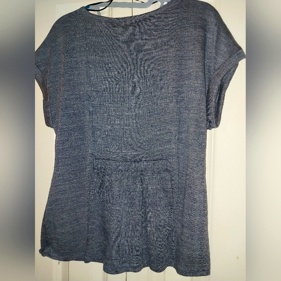 NWT Short sleeved button down top - Picture 2 of 4